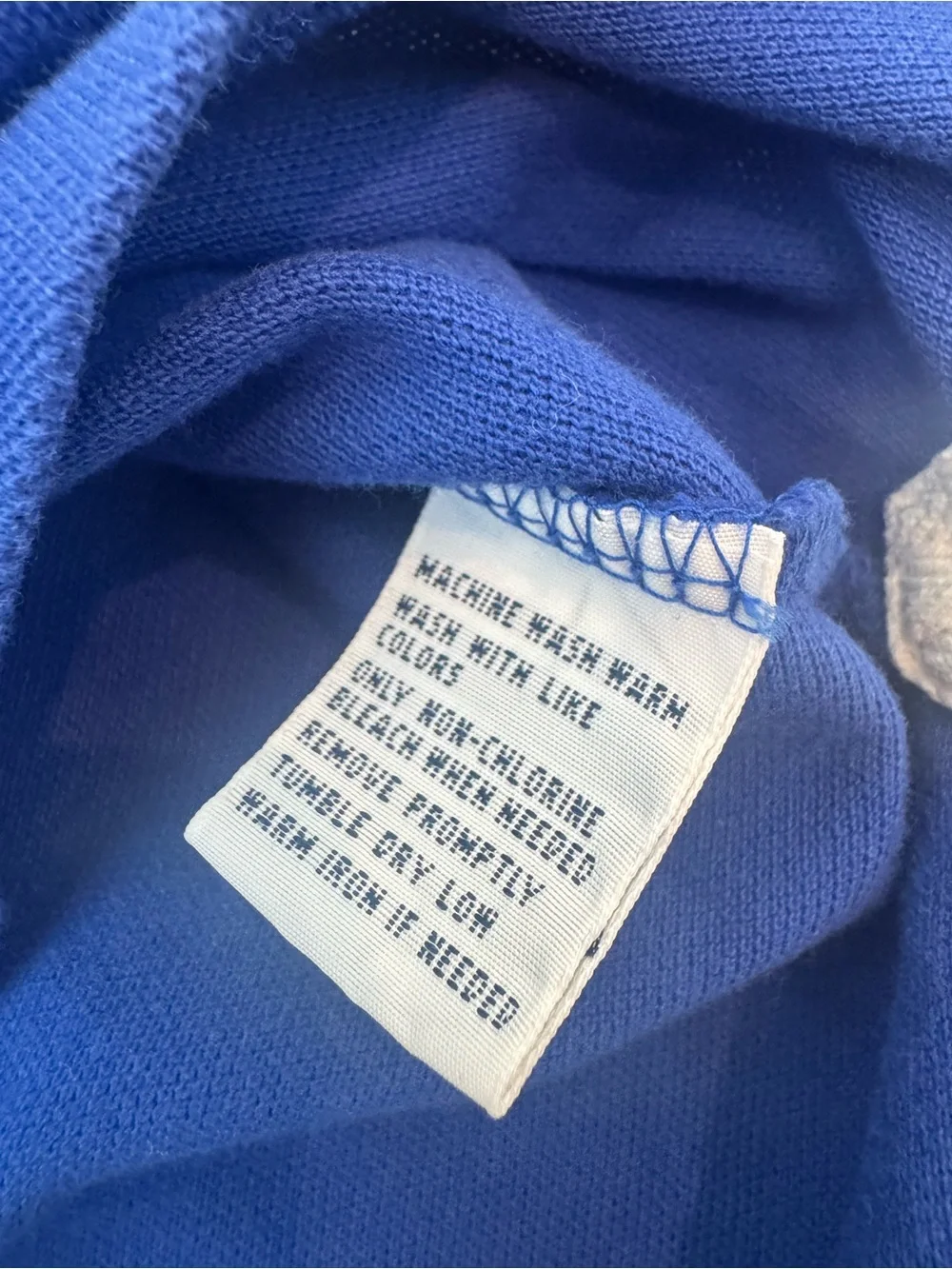 Polo Ralph Lauren big pony white blue LX VII polo custom fit men’s XL